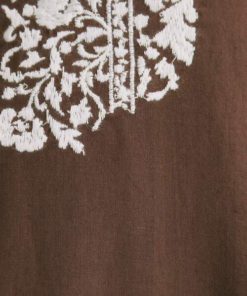 LAURA ASHLEY（ローラアシュレイ）の「【コットン100％】刺繍入りワンピース（ワンピース・レディース・ブルー/ブラック/ブラウン系・38/40）」の11枚目の写真