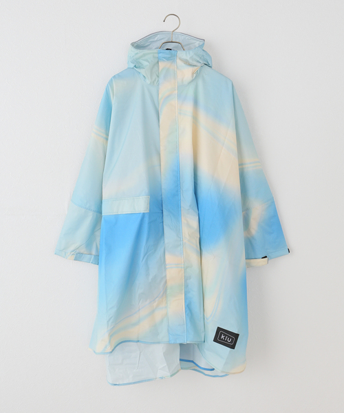 KiU(キウ)の「【KiU/キウ】 STD RAINPONCHO-2ND(ポンチョ・レディース・ネイビー/ブルー/ベージュ/ブラック・FREE)」の4枚目の写真