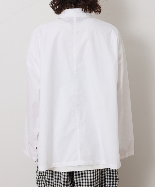 JOURNAL STANDARD LUXE(ジャーナルスタンダード ラックス)の「タイプライター ジャケット(その他アウター・レディース・チャコールグレー/ホワイト・FREE)」の6枚目の写真