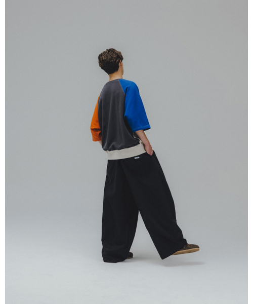 ANGLAN(アングラン)の「Palette Raglan Half Sweat Shirt - Oatmeal(Tシャツ/カットソー・メンズ・その他・1/2)」の5枚目の写真
