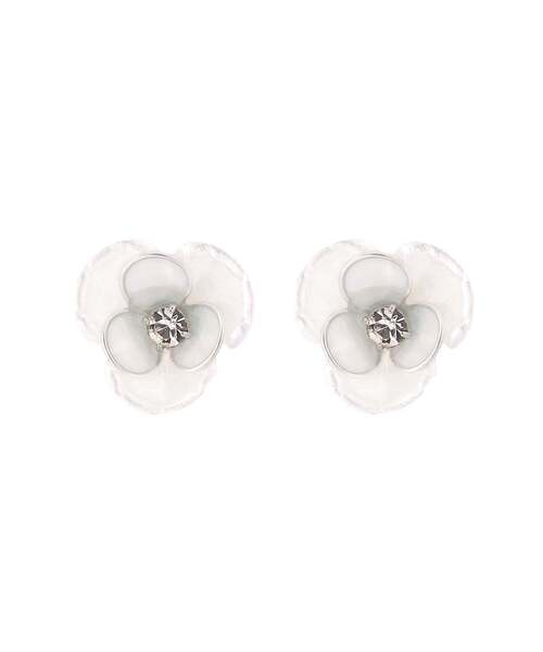 ANEMONE(アネモネ)の「ビジュー×フラワーピアス(ピアス(両耳用)・レディース・ブルー/ピンク・FREE)」の1枚目の写真
