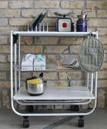 DULTON(�_���g��)��FOLDING TROLLEY WHITE/�t�H�[���f�B���O �g�����[(���[�O�b�Y)