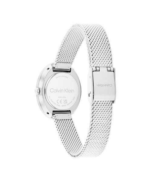 Calvin Klein(カルバン・クライン)の「【Calvin Klein】 カルバンクライン TWISTED BEZEL 24 レディース ウォッチ(アナログ腕時計・レディース・シルバー・FREE)」の3枚目の写真