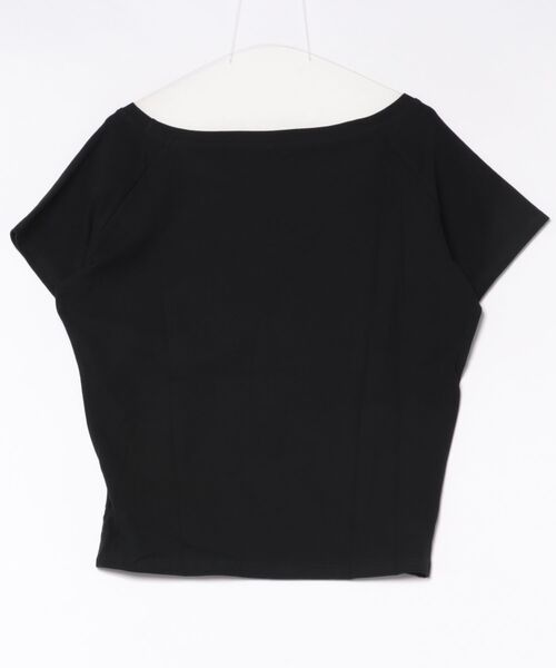 STAY MOTION（ステイモーション）の「【WEB限定】ビッグロゴワンショルTシャツ［骨格ウェーブ／カジュアル／韓国ファッション］（Tシャツ/カットソー・レディース・サックスブルー/オフホワイト/ブラック・F）」の8枚目の写真