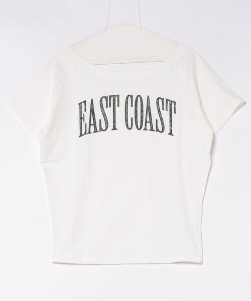 STAY MOTION（ステイモーション）の「【WEB限定】ビッグロゴワンショルTシャツ［骨格ウェーブ／カジュアル／韓国ファッション］（Tシャツ/カットソー・レディース・サックスブルー/オフホワイト/ブラック・F）」の14枚目の写真