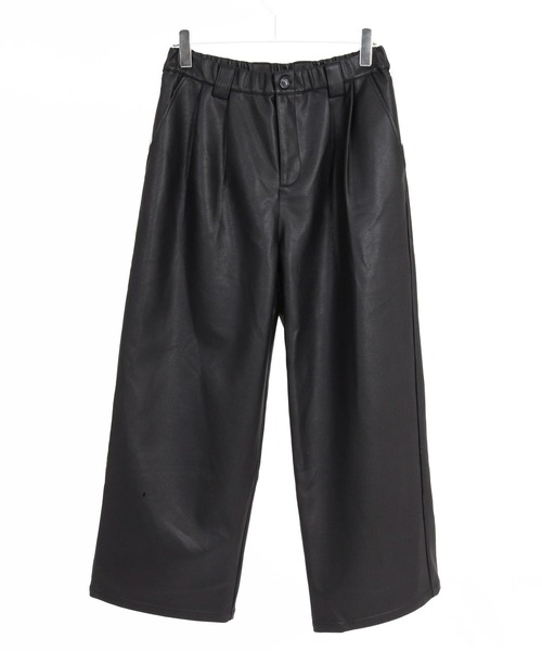 GLIMCLAP（グリムクラップ）の「mp15196-Synthetic Leather Baggy Trousers 合成皮革ワイドバギーパンツ(211-007-gla-cg)（その他パンツ・メンズ・ブラック・L/M/S）」の11枚目の写真
