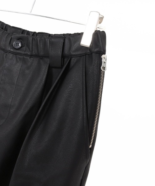GLIMCLAP（グリムクラップ）の「mp15196-Synthetic Leather Baggy Trousers 合成皮革ワイドバギーパンツ(211-007-gla-cg)（その他パンツ・メンズ・ブラック・L/M/S）」の15枚目の写真