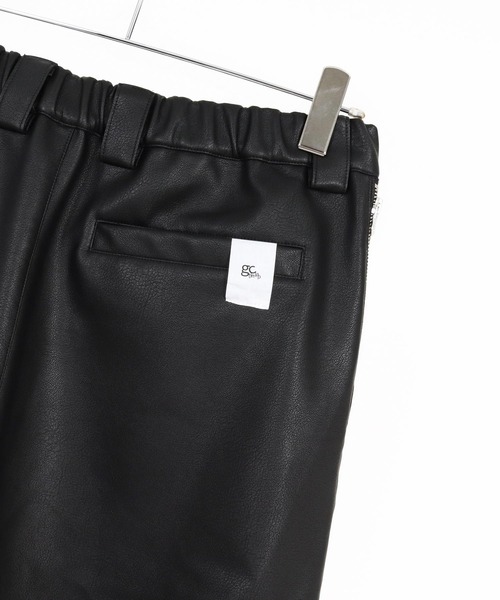 GLIMCLAP（グリムクラップ）の「mp15196-Synthetic Leather Baggy Trousers 合成皮革ワイドバギーパンツ(211-007-gla-cg)（その他パンツ・メンズ・ブラック・L/M/S）」の18枚目の写真