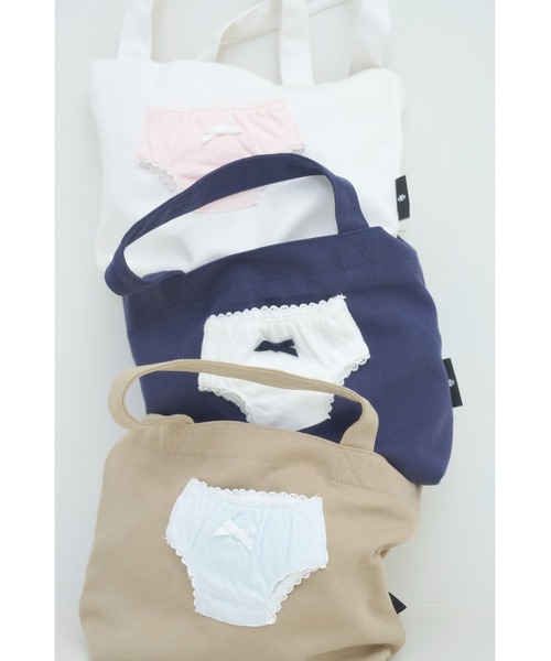 SORIN(ソリン )の「Doll Panties Docking Lunch Bag/ ドールパンティドッキングランチバッグ(トートバッグ・レディース・ホワイト/ネイビー/カーキ・F)」の13枚目の写真