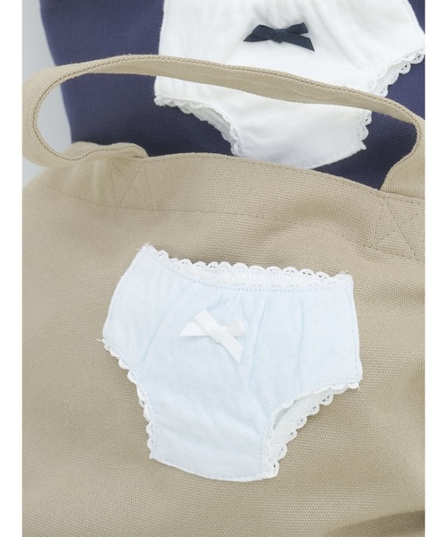 SORIN(ソリン )の「Doll Panties Docking Lunch Bag/ ドールパンティドッキングランチバッグ(トートバッグ・レディース・ホワイト/ネイビー/カーキ・F)」の9枚目の写真