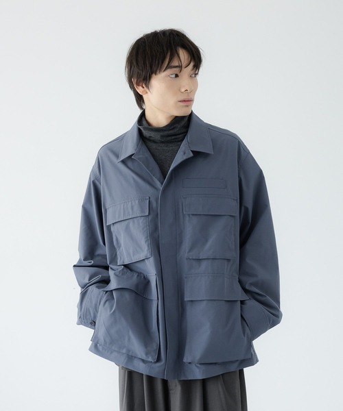 LOWRYS FARM(ローリーズファーム)の「UVカット機能付【LFM(U)】フィッシングシャツジャケット 1052098(ミリタリージャケット・メンズ・ブラウン/ブルー/ブラック・MEDIUM/LARGE)」の9枚目の写真