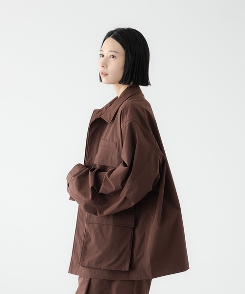 LOWRYS FARM(ローリーズファーム)の「UVカット機能付【LFM(U)】フィッシングシャツジャケット 1052098(ミリタリージャケット・メンズ・ブラウン/ブルー/ブラック・MEDIUM/LARGE)」の16枚目の写真