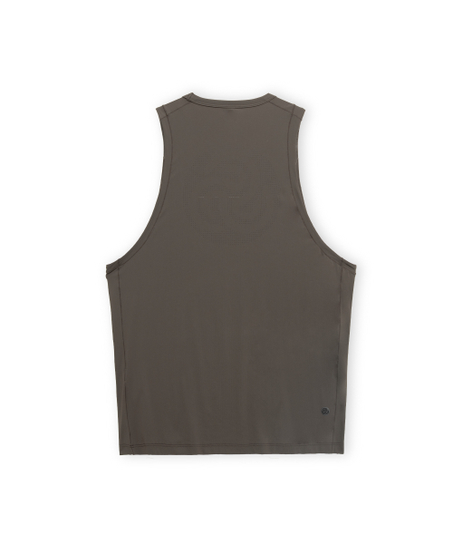 BROWNYARD BALANCE(ブラウンヤード・バランス)の「パフォーマンススリーブレス、ダークブラウン(Tシャツ/カットソー・メンズ・その他・3/4/5/6)」の2枚目の写真