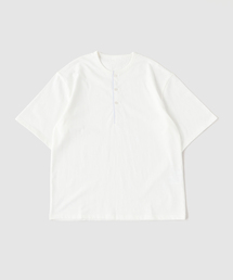 B.C STOCK | フレンチヘンリーネックTシャツ(Tシャツ/カットソー)