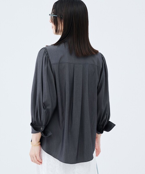 NOLLEY’S Sophi(ノーリーズソフィ)の「《セットアップ対応》ウォッシャブルバイオツイルボウタイブラウス(シャツ/ブラウス・レディース・チャコールグレー/ベビーピンク・38/36)」の19枚目の写真