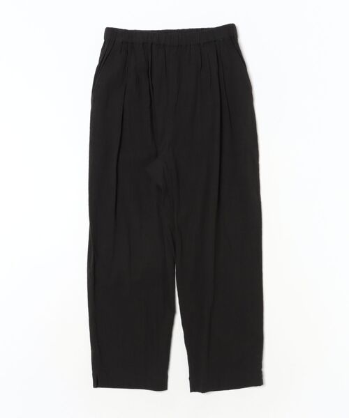 SUPER HAKKA(スーパーハッカ)の「バンブー麻セルロースストレッチ テーパードパンツ(その他パンツ・レディース・ブラック/チャコール・M)」の4枚目の写真