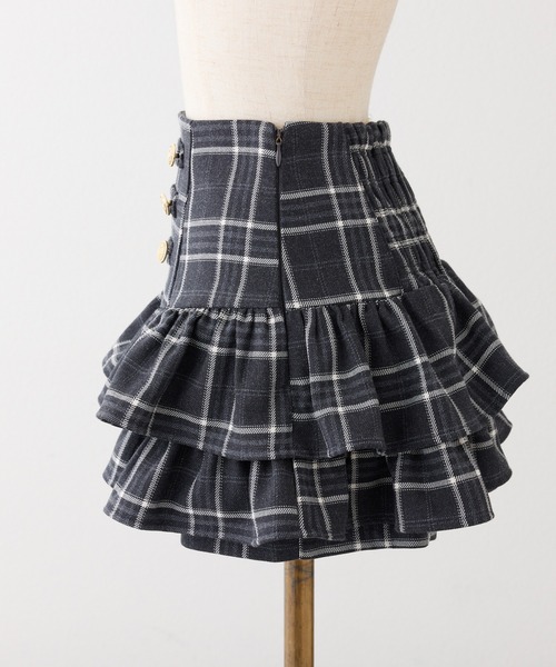 one after another NICE CLAUP(ワンアフターアナザーナイスクラップ)の「ナポレオンミニスカート(スカート・レディース・ブラック/グレー系その他/ブラウン系その他/ベージュ・SMALL/MEDIUM)」の11枚目の写真