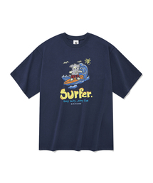 サーファー半袖Tシャツネイビー