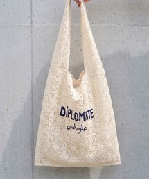 LY（エルワイ）の「【LY / エルワイ】スークバッグ / 刺繍ロゴレーストートバッグ / Souk bag（トートバッグ）」