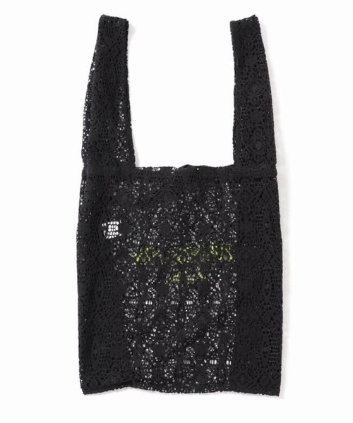 LY(エルワイ)の「【LY / エルワイ】スークバッグ / 刺繍ロゴレーストートバッグ / Souk bag(トートバッグ・レディース・ホワイト/ブラック・フリー)」の4枚目の写真
