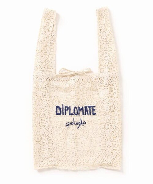 LY(エルワイ)の「【LY / エルワイ】スークバッグ / 刺繍ロゴレーストートバッグ / Souk bag(トートバッグ・レディース・ホワイト/ブラック・フリー)」の7枚目の写真