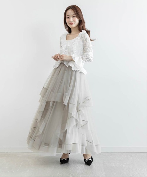 RANDA(ランダ)の「【Ribbon Collection】リボンパーツセパレートパンプス(パンプス・レディース・ブラック/ピンク/アイボリー・S/L/M/LL)」の19枚目の写真
