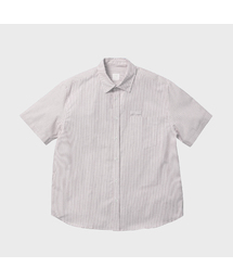オールデイストライプハーフスリーブシャツ（レギュラー/クロップ）- 4COLOR