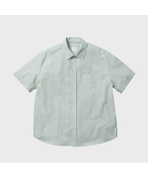 オールデイストライプハーフスリーブシャツ（レギュラー/クロップ）- 4COLOR
