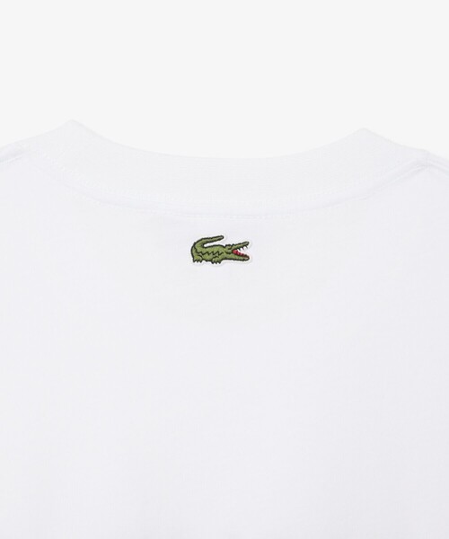 LACOSTE(ラコステ)の「リピートロゴプリントコットンTシャツ(Tシャツ/カットソー・メンズ・ホワイト/ブラック/ライトブルー・2/3/4/5)」の20枚目の写真