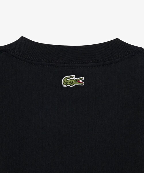 LACOSTE(ラコステ)の「リピートロゴプリントコットンTシャツ(Tシャツ/カットソー・メンズ・ホワイト/ブラック/ライトブルー・2/3/4/5)」の10枚目の写真