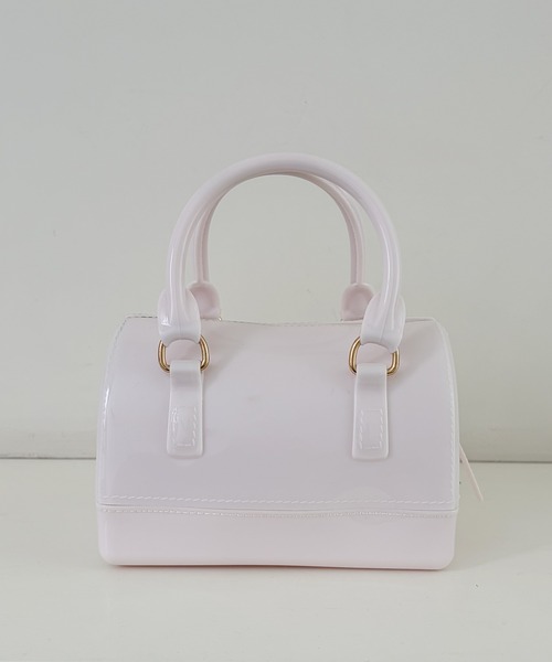frunco(フランコ)の「【ZOZOTOWN限定】ジェリーショルダーミニボストンバッグ(ボストンバッグ・レディース・ライトブルー/ホワイト/ワインレッド/ミント/イエロー/ブラック・FREE)」の2枚目の写真