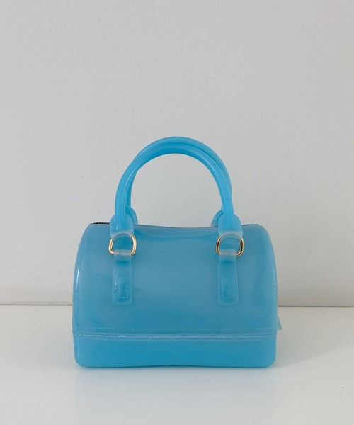 frunco(フランコ)の「【ZOZOTOWN限定】ジェリーショルダーミニボストンバッグ(ボストンバッグ・レディース・ライトブルー/ホワイト/ワインレッド/ミント/イエロー/ブラック・FREE)」の4枚目の写真