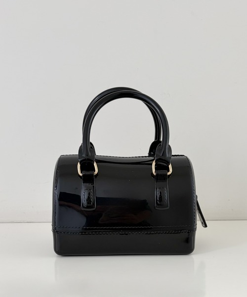 frunco(フランコ)の「【ZOZOTOWN限定】ジェリーショルダーミニボストンバッグ(ボストンバッグ・レディース・ライトブルー/ホワイト/ワインレッド/ミント/イエロー/ブラック・FREE)」の3枚目の写真
