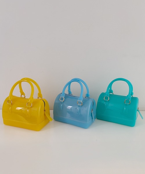frunco(フランコ)の「【ZOZOTOWN限定】ジェリーショルダーミニボストンバッグ(ボストンバッグ・レディース・ライトブルー/ホワイト/ワインレッド/ミント/イエロー/ブラック・FREE)」の7枚目の写真
