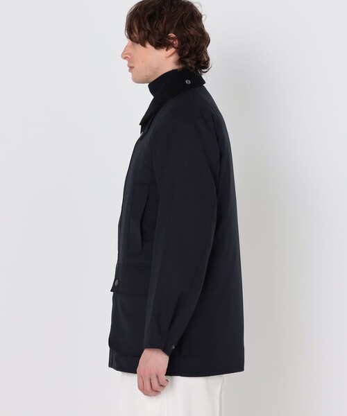 TOMORROWLAND （トゥモローランド）の「【WEB先行予約・別注】Barbour CL BEAUFORT 3WAY ウールブルゾン DORMEUIL（ブルゾン・メンズ・ネイビー/カーキ・36/38/40）」の6枚目の写真