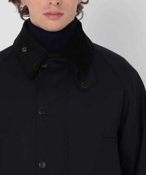 TOMORROWLAND （トゥモローランド）の「【WEB先行予約・別注】Barbour CL BEAUFORT 3WAY ウールブルゾン DORMEUIL（ブルゾン・メンズ・ネイビー/カーキ・36/38/40）」の10枚目の写真