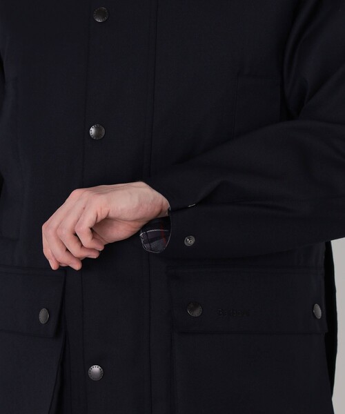 TOMORROWLAND （トゥモローランド）の「【WEB先行予約・別注】Barbour CL BEAUFORT 3WAY ウールブルゾン DORMEUIL（ブルゾン・メンズ・ネイビー/カーキ・36/38/40）」の13枚目の写真