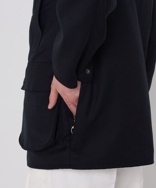 TOMORROWLAND （トゥモローランド）の「【WEB先行予約・別注】Barbour CL BEAUFORT 3WAY ウールブルゾン DORMEUIL（ブルゾン・メンズ・ネイビー/カーキ・36/38/40）」の15枚目の写真