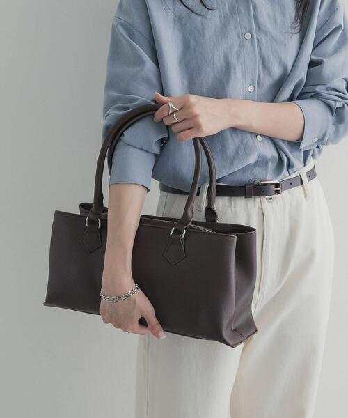 URBAN RESEARCH DOORS(アーバンリサーチドアーズ)の「ワイドボストンバッグ(ハンドバッグ・レディース・ブラック/ブラウン・ONE)」の9枚目の写真