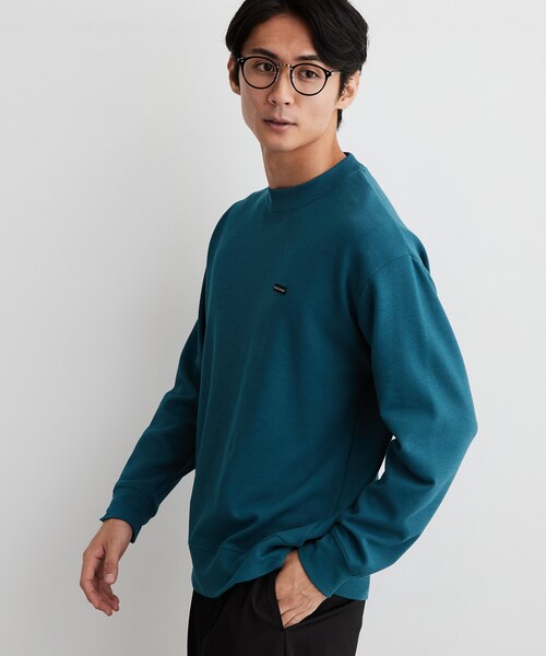 THE SHOP TK (ザ ショップ ティーケー )の「【洗濯機OK/ユニセックス】ダンボール ロゴスウェット(スウェット・メンズ・グレー/オフホワイト/モスグリーン・02/03/04)」の15枚目の写真