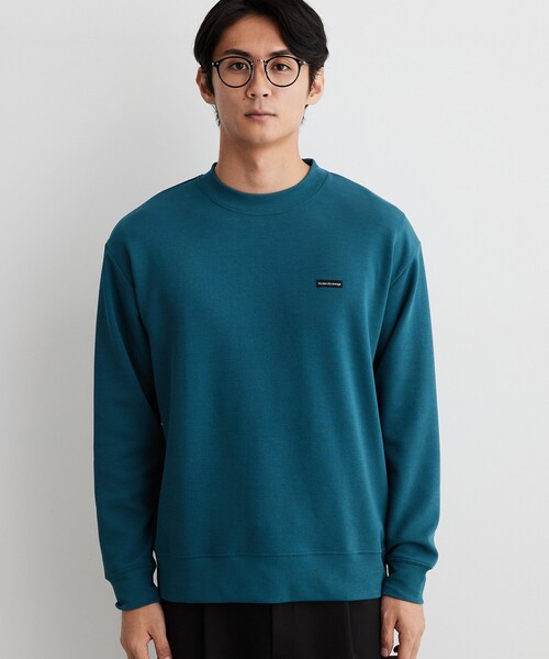 THE SHOP TK (ザ ショップ ティーケー )の「【洗濯機OK/ユニセックス】ダンボール ロゴスウェット(スウェット・メンズ・グレー/オフホワイト/モスグリーン・02/03/04)」の18枚目の写真