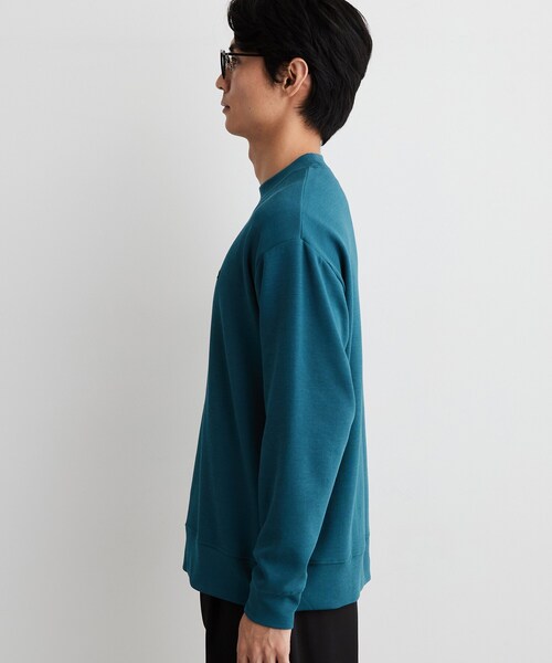 THE SHOP TK (ザ ショップ ティーケー )の「【洗濯機OK/ユニセックス】ダンボール ロゴスウェット(スウェット・メンズ・グレー/オフホワイト/モスグリーン・02/03/04)」の19枚目の写真
