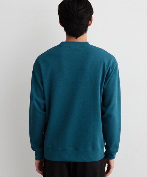 THE SHOP TK (ザ ショップ ティーケー )の「【洗濯機OK/ユニセックス】ダンボール ロゴスウェット(スウェット・メンズ・グレー/オフホワイト/モスグリーン・02/03/04)」の20枚目の写真