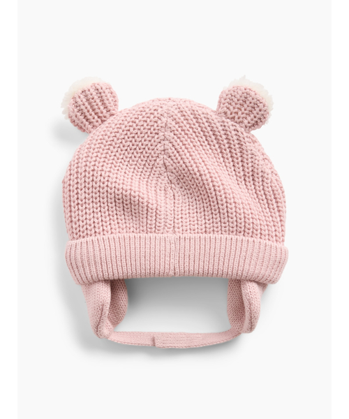 GAP(ギャップ)の「裏ボア くまさんハット (ベビー)(キャップ・キッズ・その他1/ピンク/ブルー/ベージュ・0-3M/3-6M/6-12 M)」の7枚目の写真