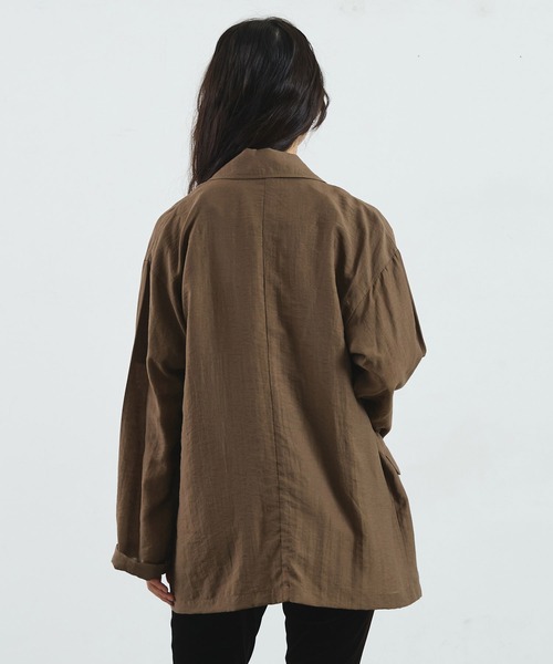 ROSE BUD(ローズバッド)の「TAILORED JACKET(テーラードジャケット・レディース・ブラウン/ブラック・ONE SIZE)」の4枚目の写真