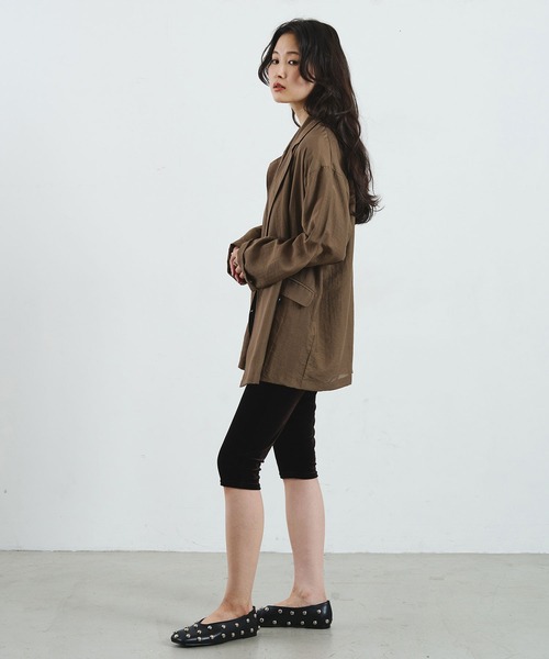 ROSE BUD(ローズバッド)の「TAILORED JACKET(テーラードジャケット・レディース・ブラウン/ブラック・ONE SIZE)」の6枚目の写真