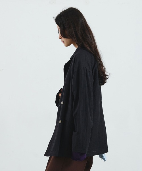 ROSE BUD(ローズバッド)の「TAILORED JACKET(テーラードジャケット・レディース・ブラウン/ブラック・ONE SIZE)」の12枚目の写真