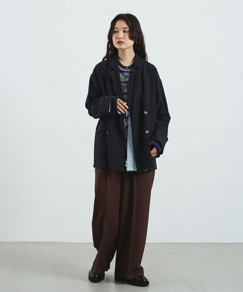 ROSE BUD(ローズバッド)の「TAILORED JACKET(テーラードジャケット・レディース・ブラウン/ブラック・ONE SIZE)」の14枚目の写真