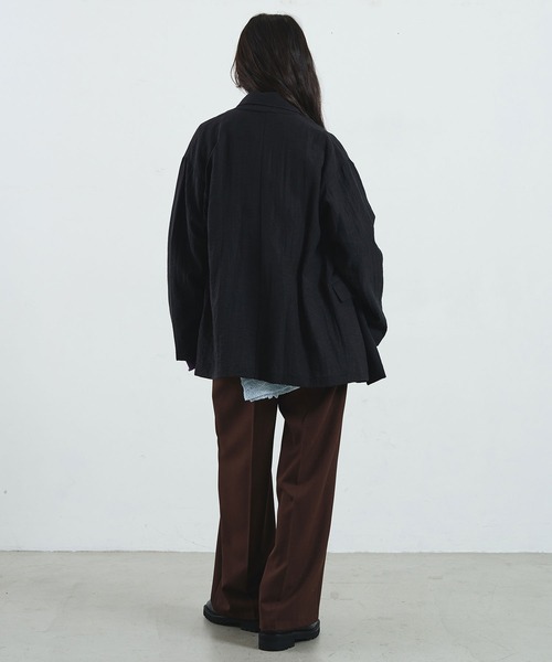 ROSE BUD(ローズバッド)の「TAILORED JACKET(テーラードジャケット・レディース・ブラウン/ブラック・ONE SIZE)」の16枚目の写真
