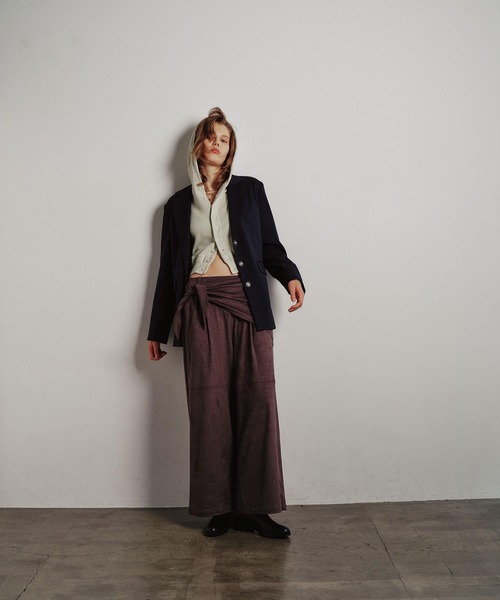 ROSE BUD(ローズバッド)の「TAILORED JACKET(テーラードジャケット・レディース・ブラウン/ブラック・ONE SIZE)」の19枚目の写真